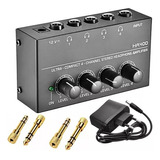 Amplificador Fones Ouvido Power Play Al Ha400 4 Plug P10